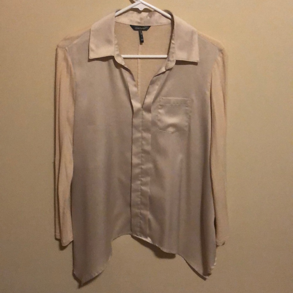 Tan blouse